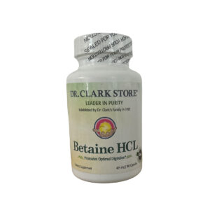 Betaine HCL 425mg 100 cápsulas Dr. Clark Store