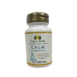 CALM COMPOSED 500MG 60 CAPSULAS NATURES HEALTH
