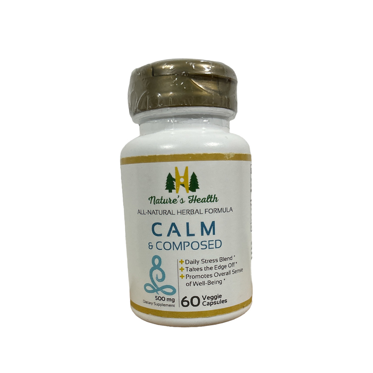CALM COMPOSED 500MG 60 CAPSULAS NATURES HEALTH