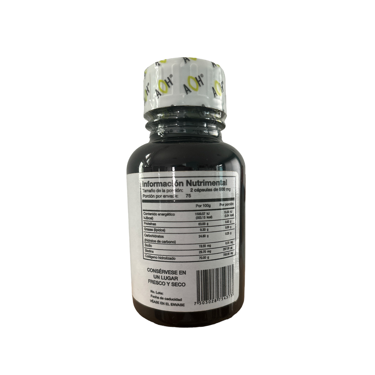 Colágeno hidrolizado 150 cápsulas 500mg Adaptoheal