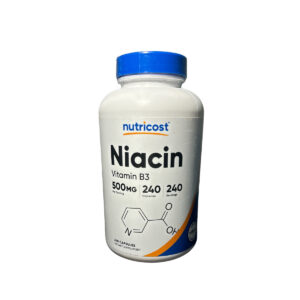 Niacin vitamin B3 500mg 240 tabletas Nutricost