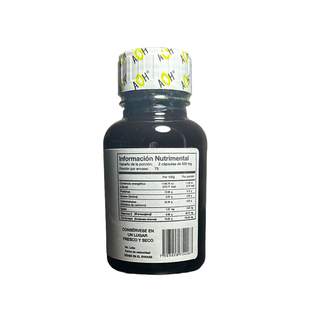 Cordyceps 150 cápsulas 500mg Adaptoheal