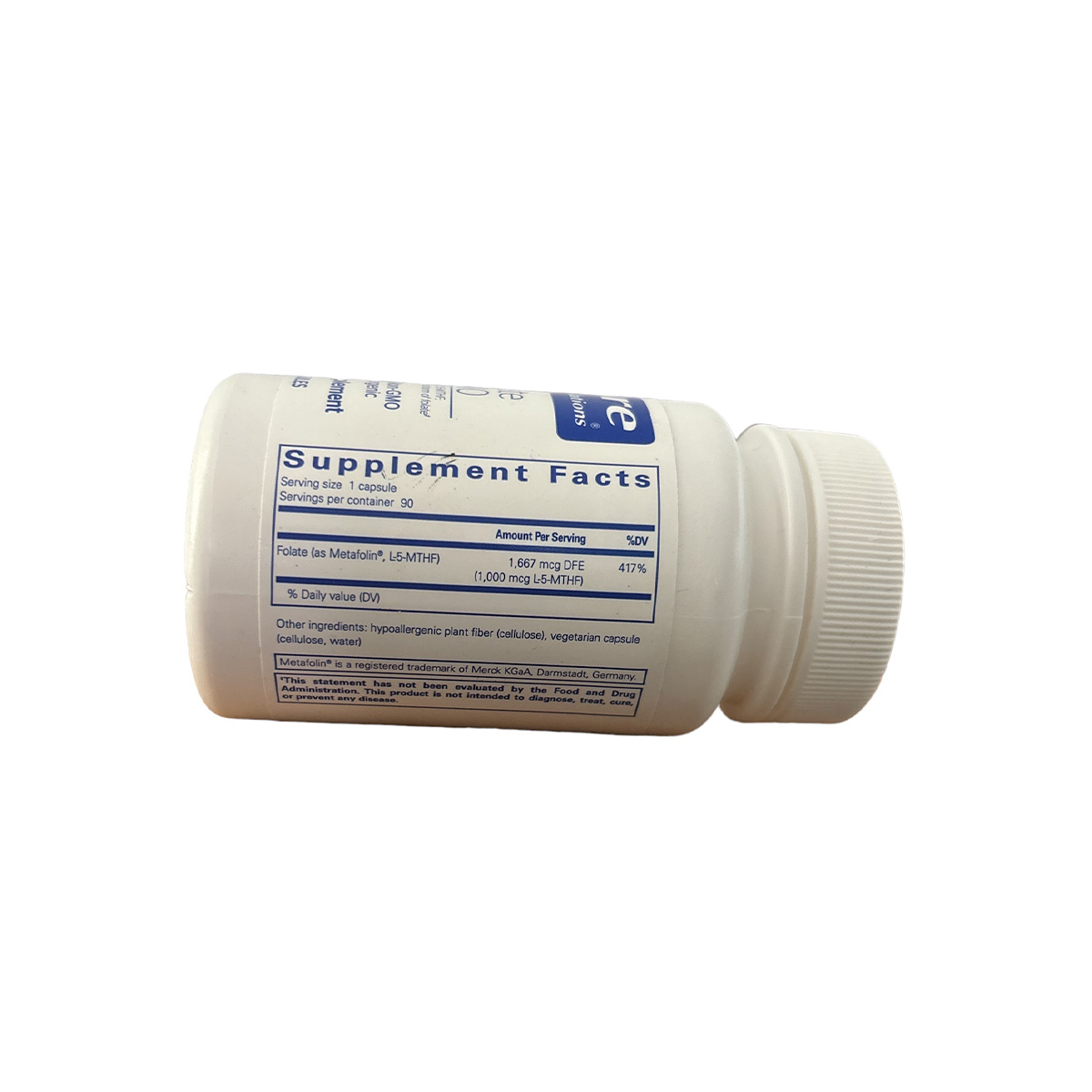 Folate 1,000 90 cápsulas Pure Encapsulations