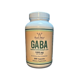 Gaba 1000mg 300 cápsulas Double Wood Supplements