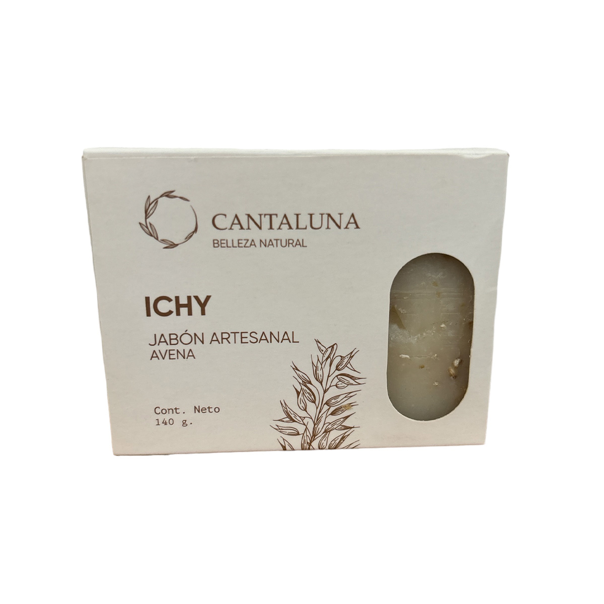 Jabón artesanal avena 140gr Cantaluna