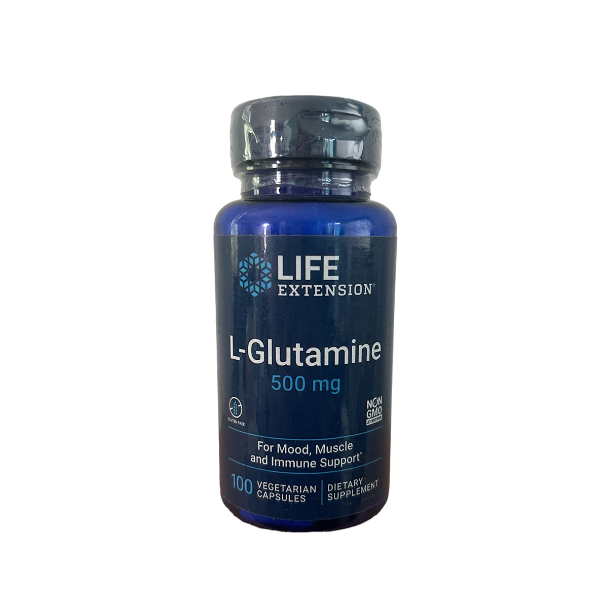 L-glutamine life extension frente L-Glutamine 500 mg 100 cápsulas Life Extension