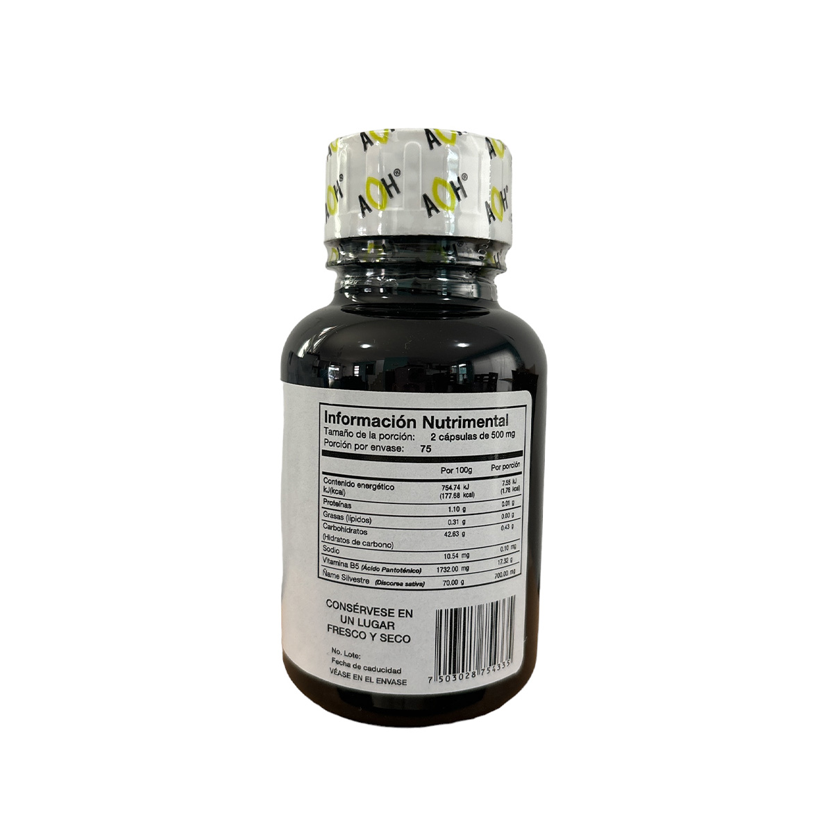 Ñame silvestre 150 cápsulas 500mg Adaptoheal