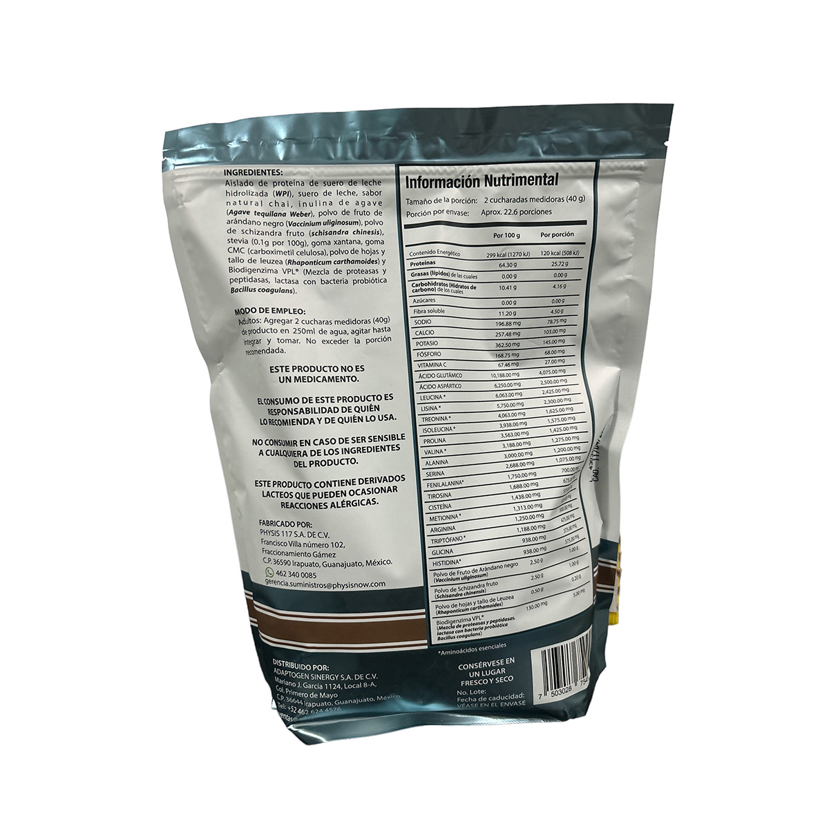 Proteina de suero de leche hidrolizada Good brand people 907gr chai