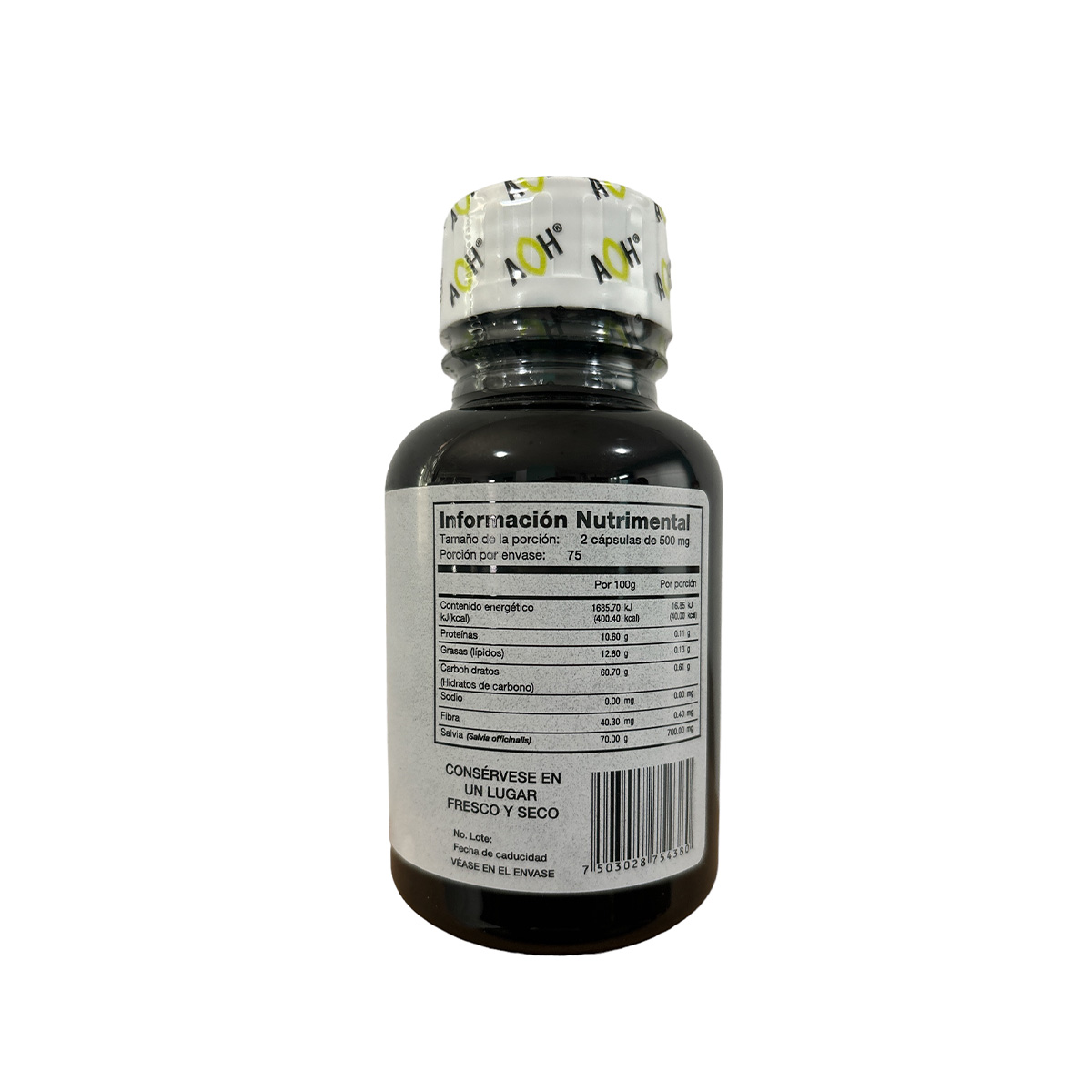 Salvia 150 cápsulas 500mg Adaptoheal
