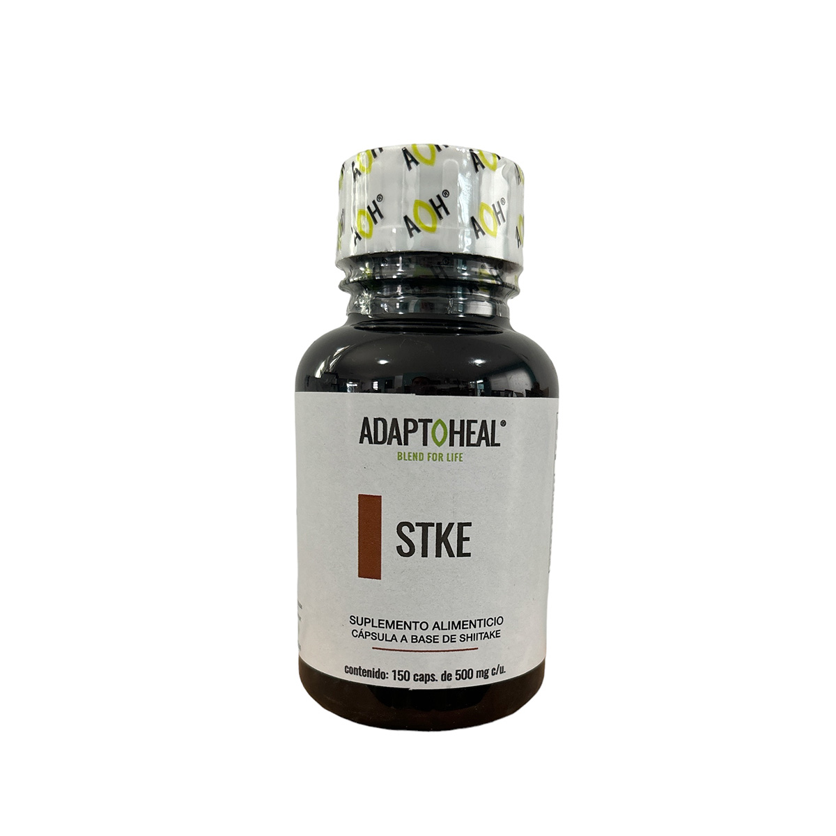 Shiitake frente Shiitake 150 cápsulas 500mg Adaptoheal