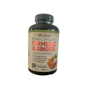 Turmeric y ginger 240 cápsulas Naturesbase