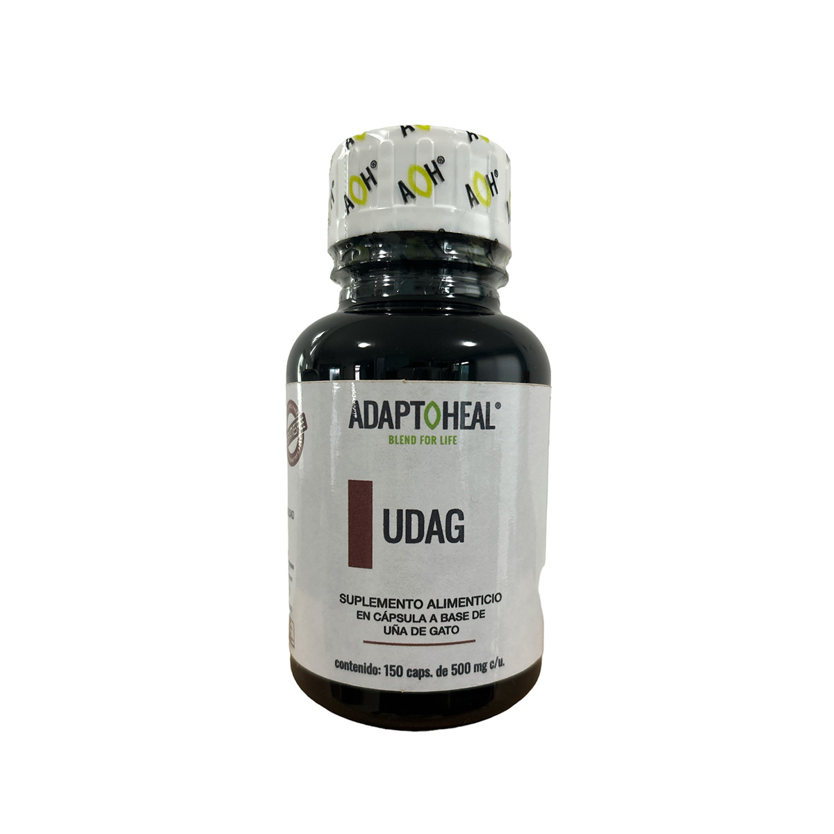 Uña de gato frente Uña de gato 150 cápsulas 500mg Adaptoheal