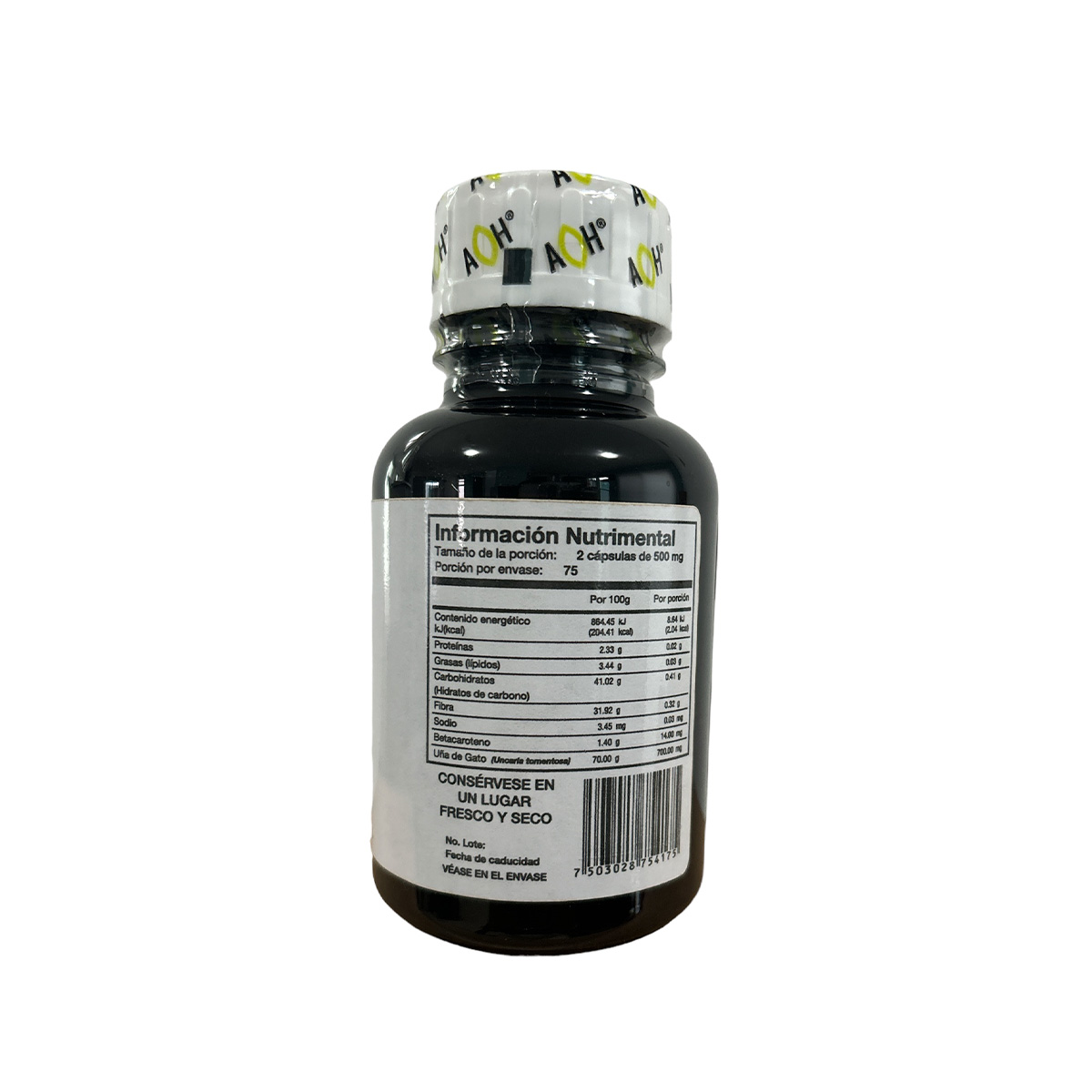 Uña de gato 150 cápsulas 500mg Adaptoheal