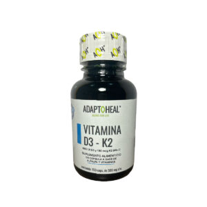 Vitamina D3 + K2 150 cápsulas 500mg Adaptoheal