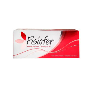 Fisiofer (hierro) solucion (10 frascos) 40mg 15ml