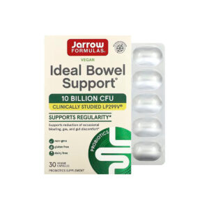 Ideal bowel support 10 bill cfu 30 cápsulas Jarrow Formulas frente