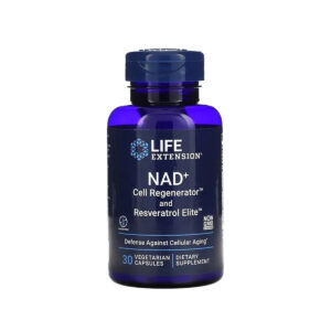 Nad+ Cell regenerator + Resveratrol elite 30 cápsulas Life Extension frente