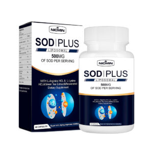 Sod plus superoxido dismutasa liposomal 500mg 60 cápsulas Nicmin