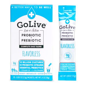 Probiotic +Prebiotic 5 sobres Go Live Probioticos