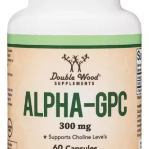 Alpha GPC 60 capsulas 300 mg Double Wood