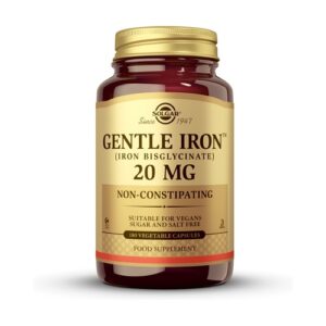 Gentle Iron Bisglicinato de Hierro 25mg 180 cápsulas Solgar
