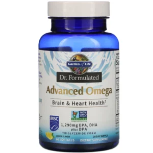 Advanced Omega 3 Garden of Life 60 capsulas
