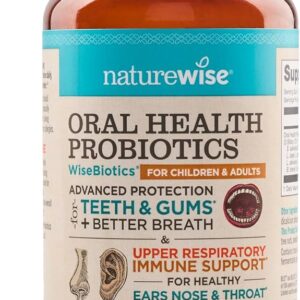 ORAL HEALTH PROBIOTICS CHILDREN & ADULTS 50 CHEWABLE NATUREWISE