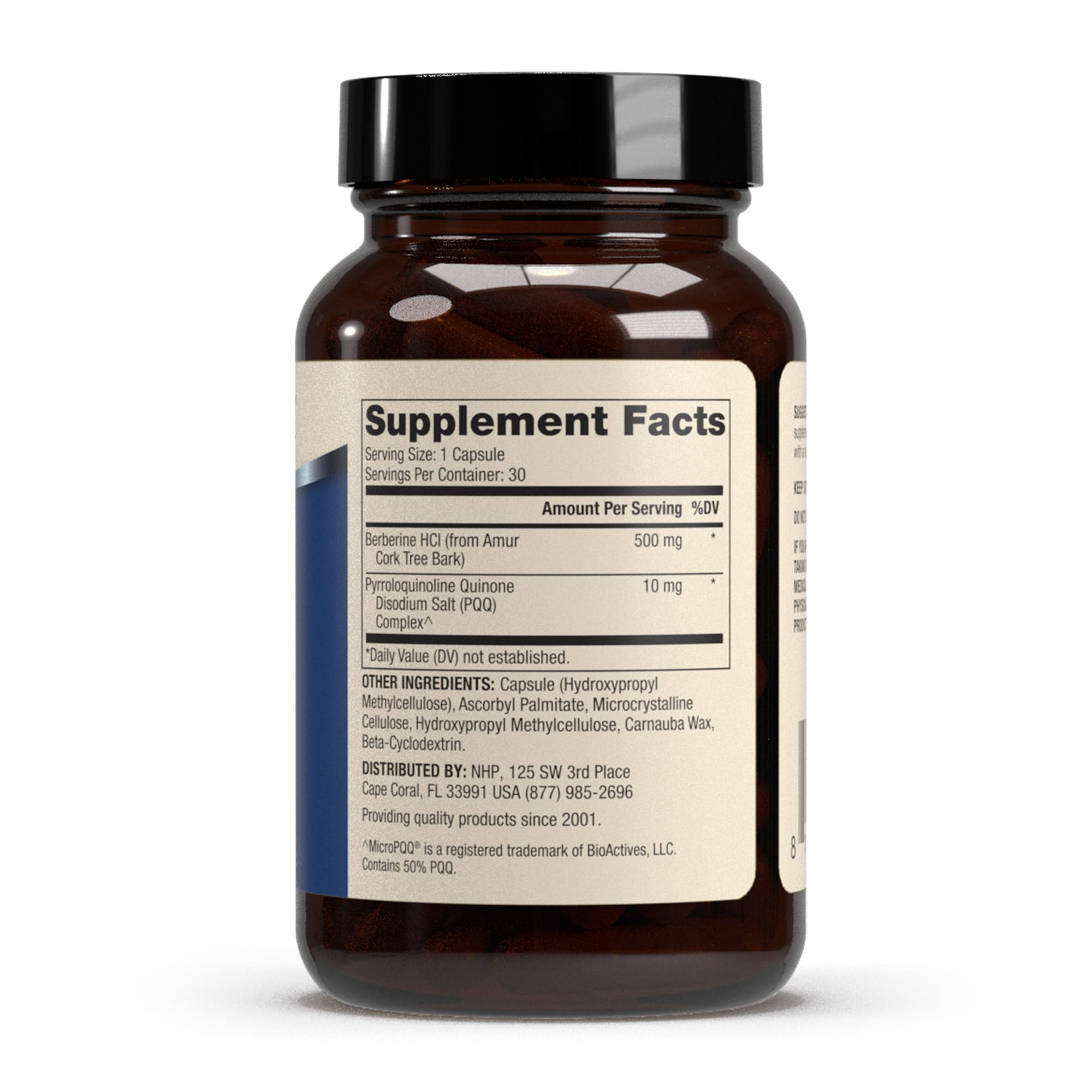 Dr. Mercola Berberine MicroPQQ 30 Cápsulas Dr. Mercola - Imagen 2