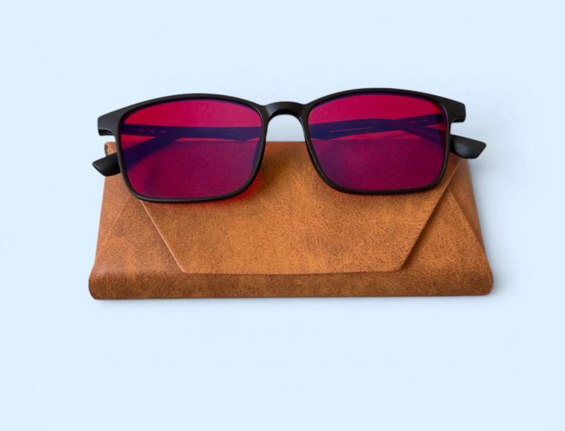 Lente Rojo Blue Free